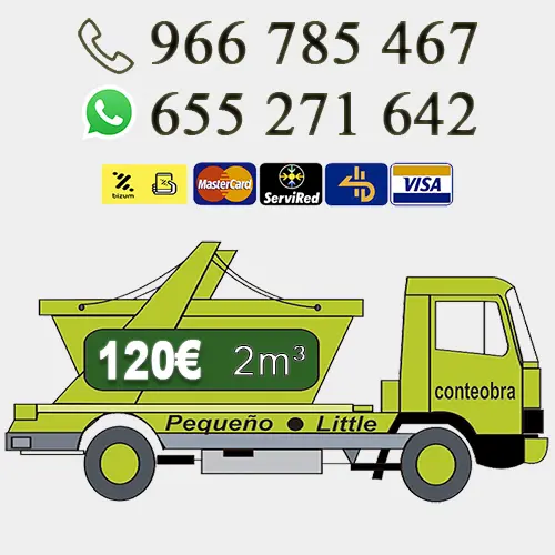 Contenedores en Orihuela Costa, San Miguel de Salinas